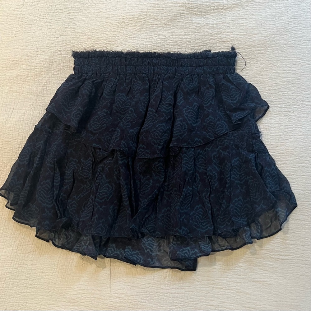 loveshackfancy ruffle mini skirt size small